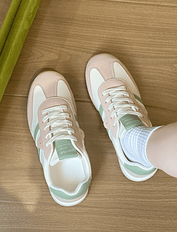 Zapato Chic Stride Verde Rosado Ref. SH155
