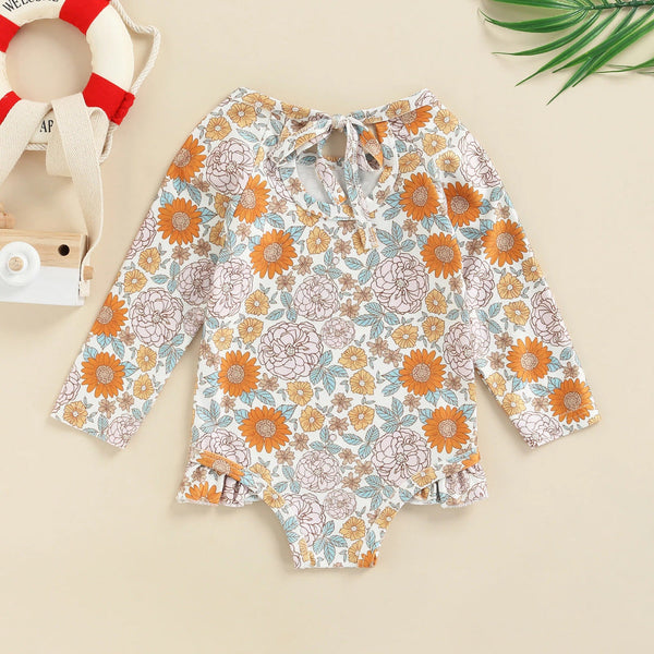 VESTIDO DE BANO FLORES