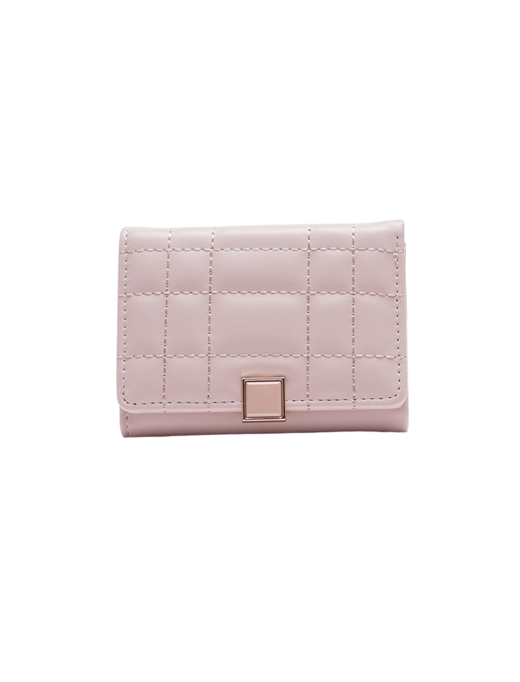 Billetera lush Grid Wallet Rosado Ref. W026