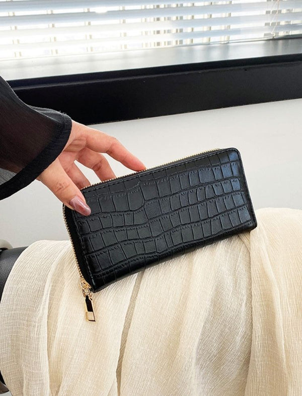 Billetera Midnight Elegance Negro Ref. W033