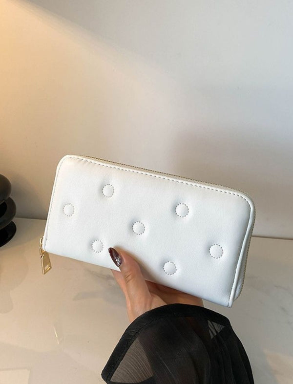 Billetera Midnight Charm Blanco Ref. W037