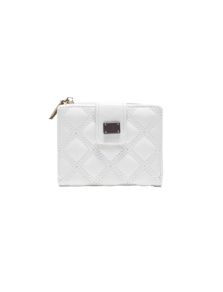 Billetera Mini Quilted Soft Blanca Ref. W041