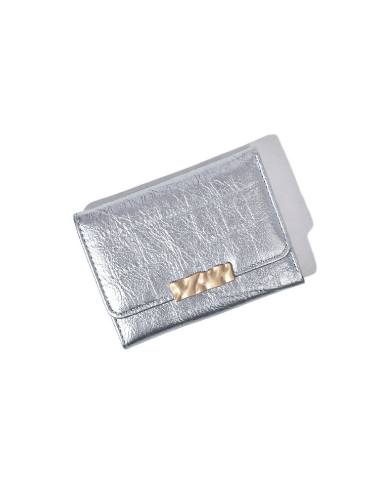 Billetera Onyx Fold Wallet Silver Ref. W044