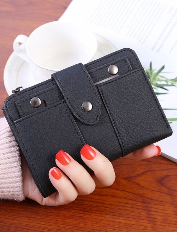 Billetera Midnight Aura Negro Ref. W056