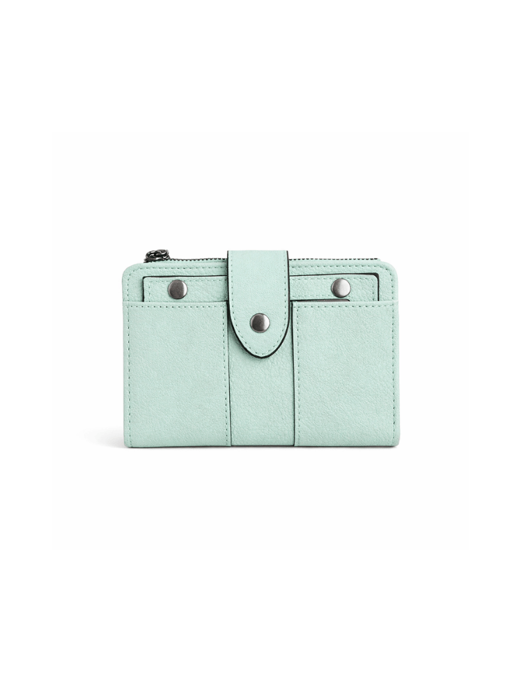 Billetera Midnight Aura Verde Ref. W056