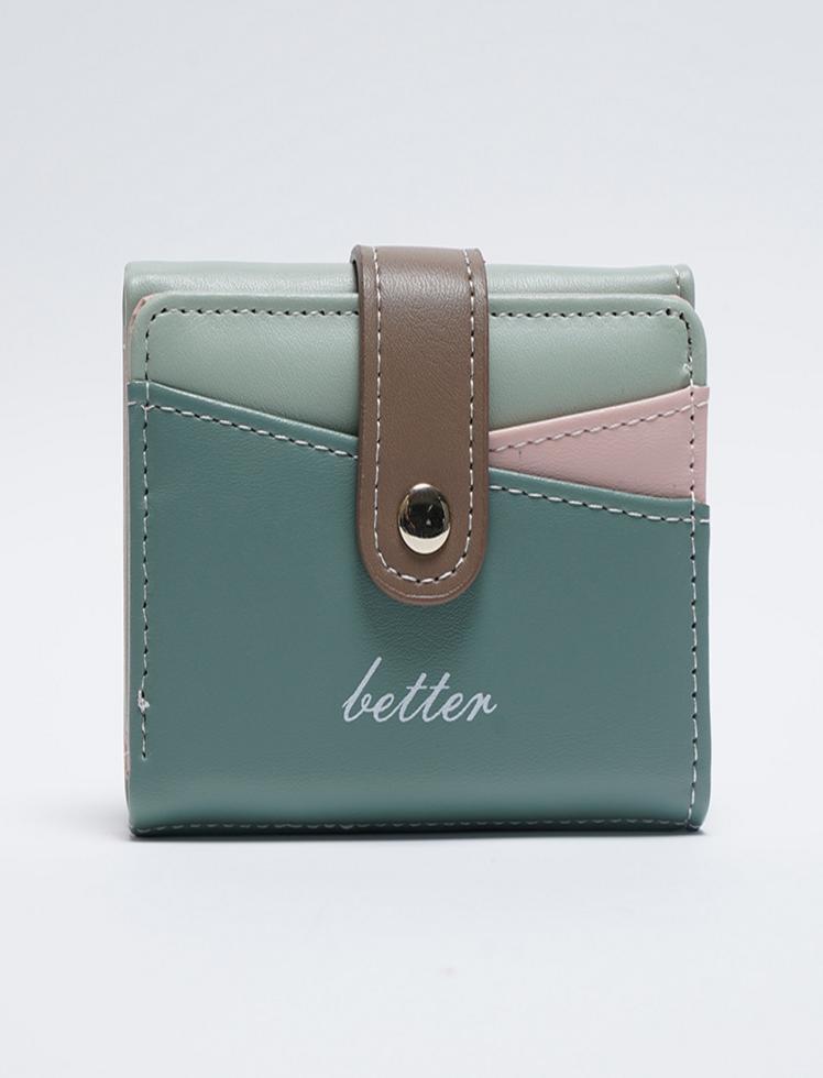 Billetera Chic Harmony Verde Ref. W071