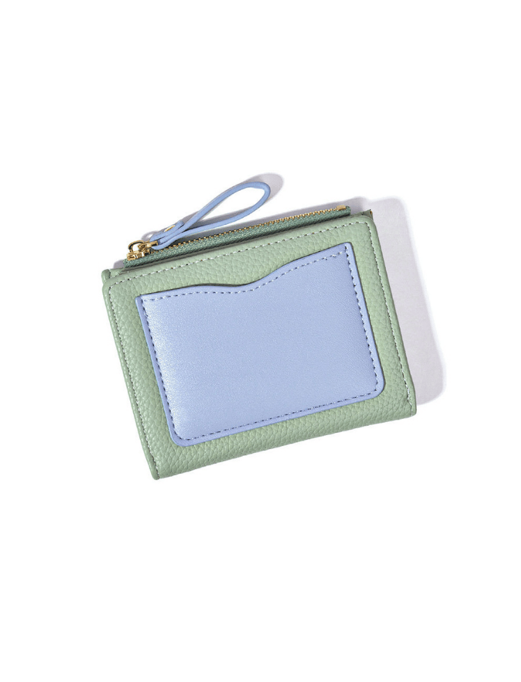 Billetera Duo Chic Verde Ref. W076