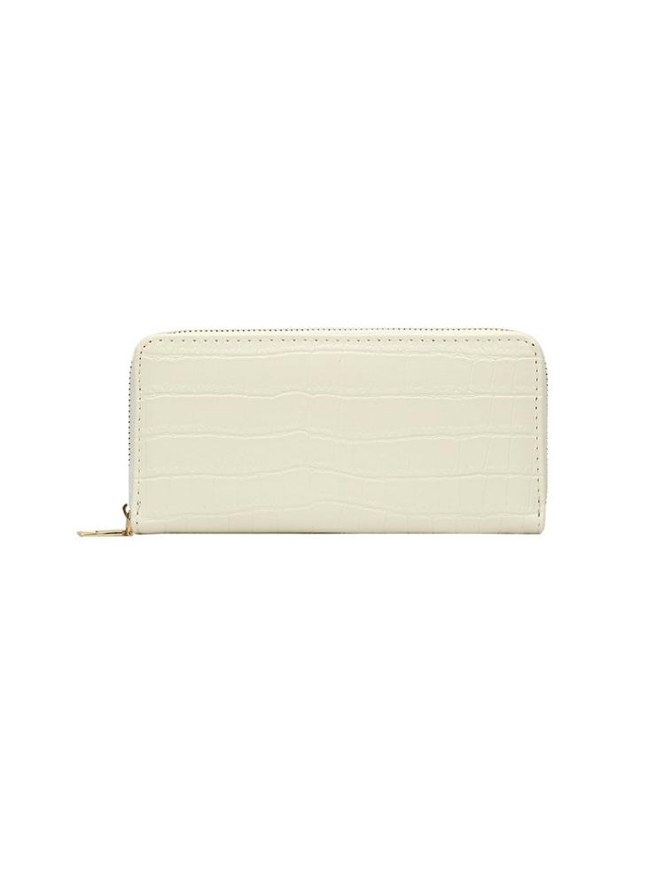 Billetera Croco Luxe Blanca Ref. W101