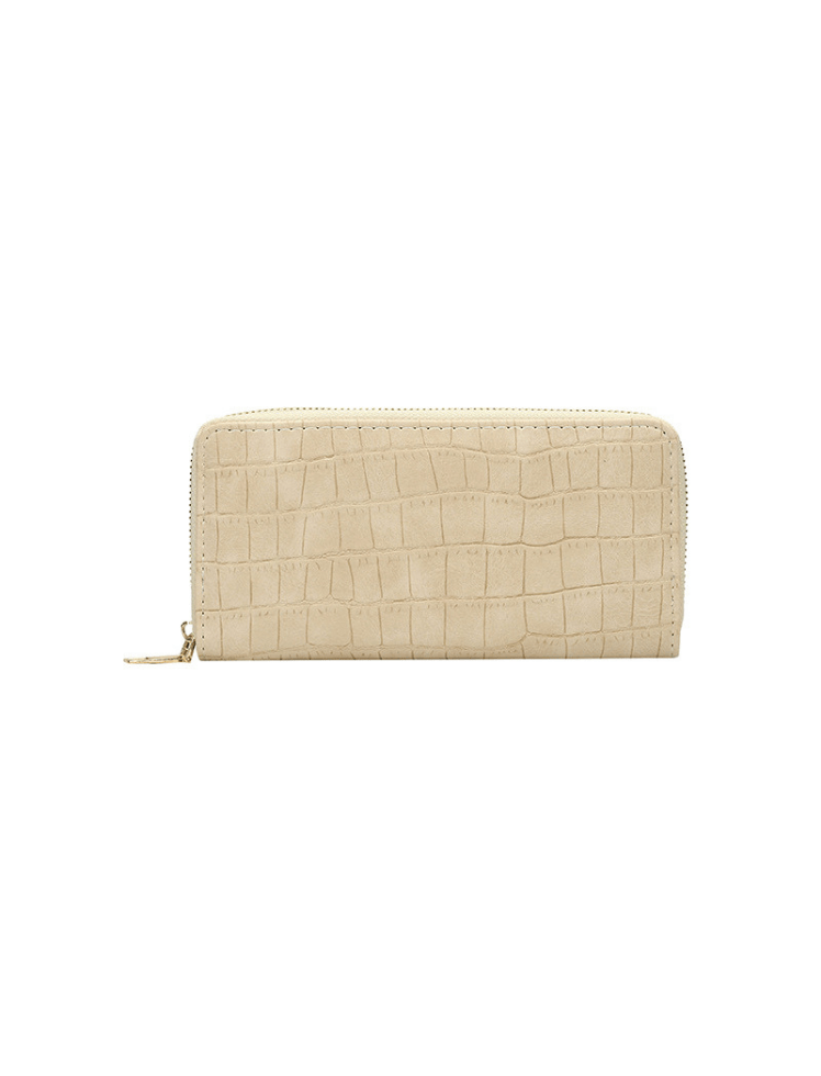 Billetera Croco Luxe Khaki Ref. W101