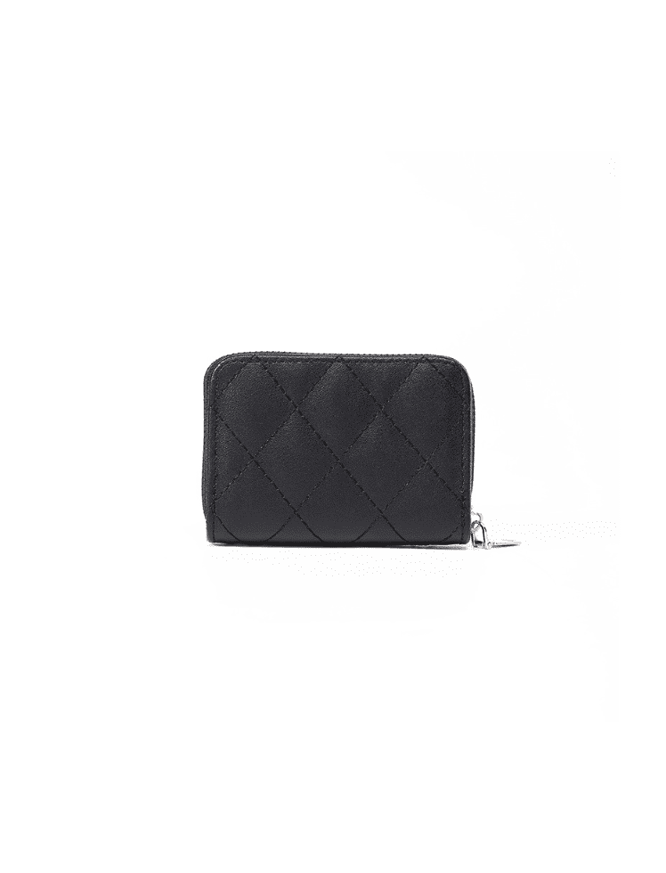 Billetera Acolchada Negra Ref. W106