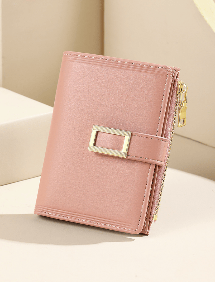 Billetera Classic Buckle Rosa Ref. W112