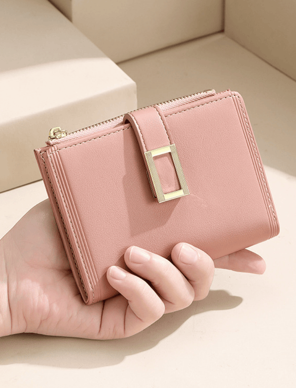 Billetera Classic Buckle Rosa Ref. W112