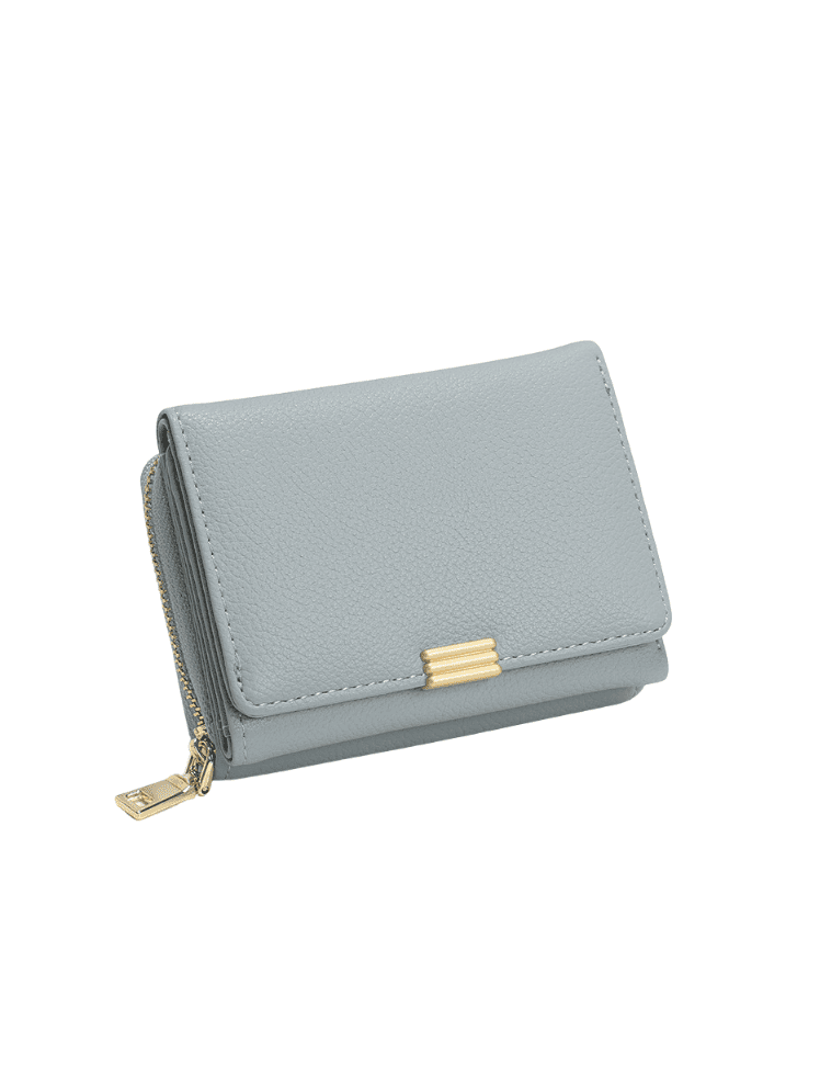Billetera Compacta Azul Ref. W126