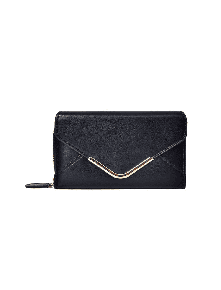 Billetera Elegante Negra Ref. W137