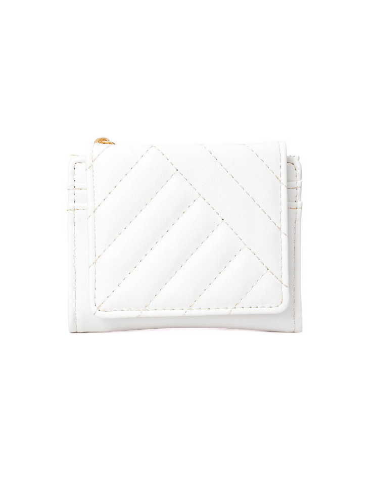 Billetera Soft Quilt Blanco Ref. W139