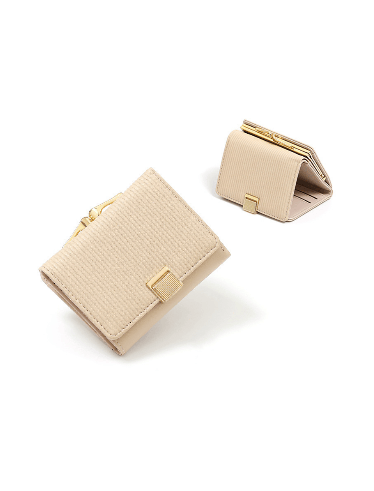 Billetera Luxe Fold Beige Ref. W142