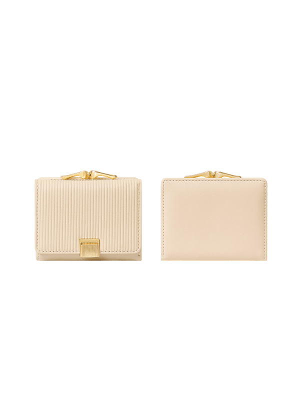 Billetera Luxe Fold Beige Ref. W142