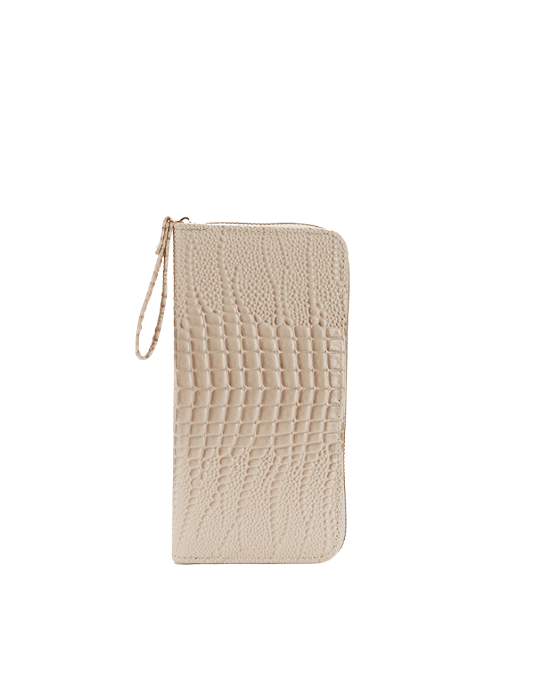 Billetera Royal Croc Beige Ref. W147