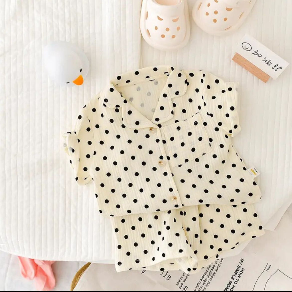 Pijama Sweet Dots Blanco Ref. 22085