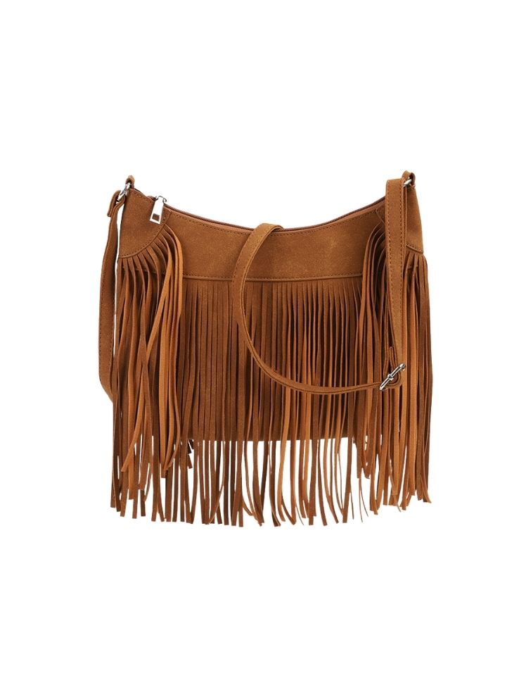 Bolso Fringe Whisper Marrón Ref. X502