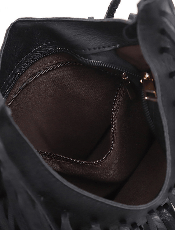 Bolso Midnight Fringe Shoulder Negro  Ref. XY2032