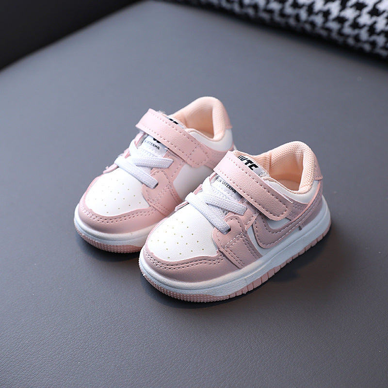 ZAPATOS TENIS BLANCOS Y ROSADOS