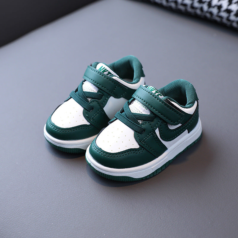 ZAPATOS TENIS BLANCO Y VERDE