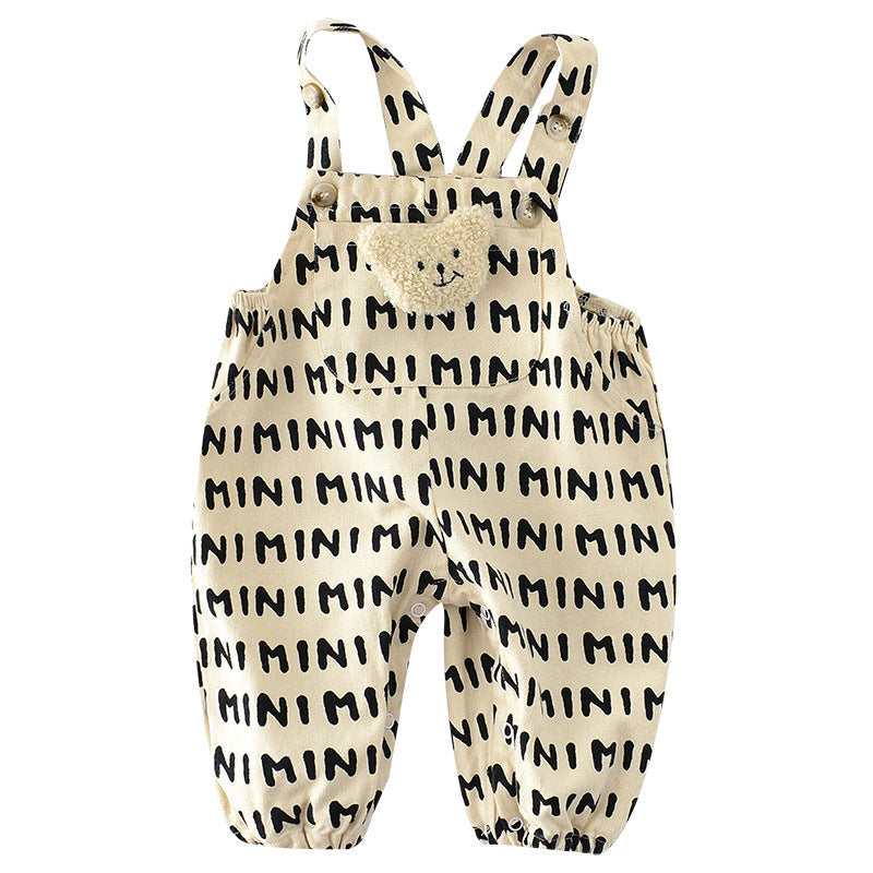 Overol Letter Bear Crema Ref. Y20