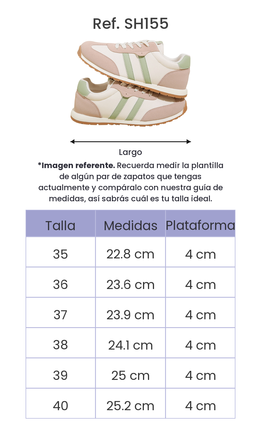 Guía de tallas