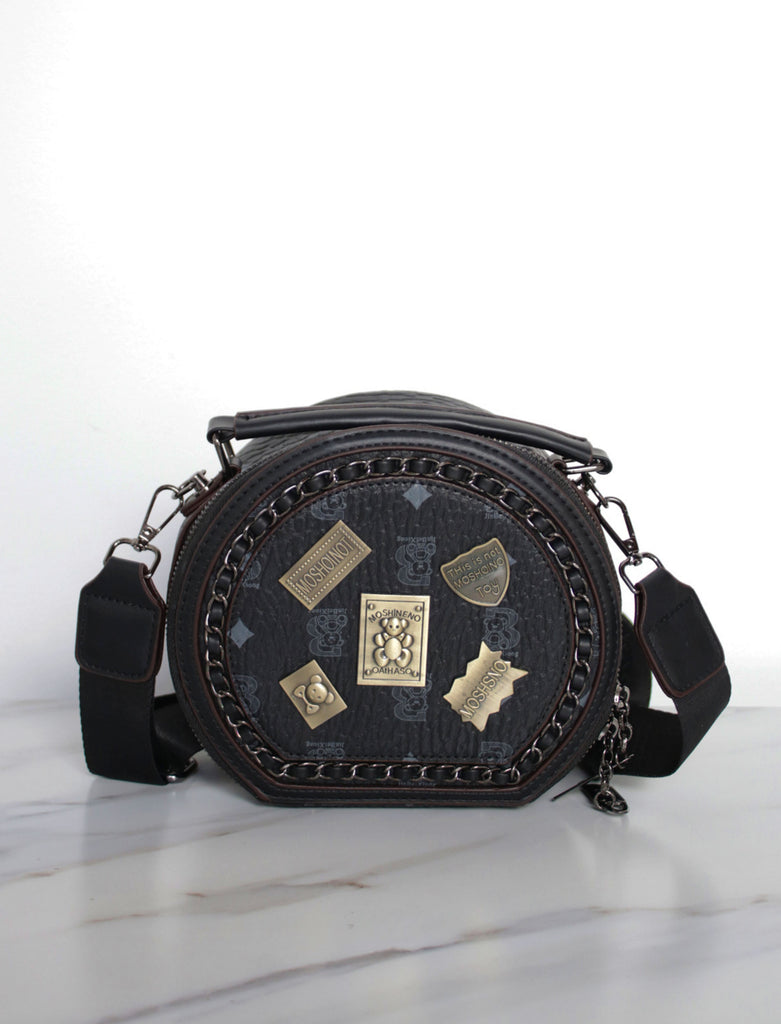 Bolso Mosheno Redondo Negro Ref.802