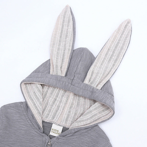 PIJAMA CONEJO GRIS CON OREJAS - PIJAMA | Acuarella