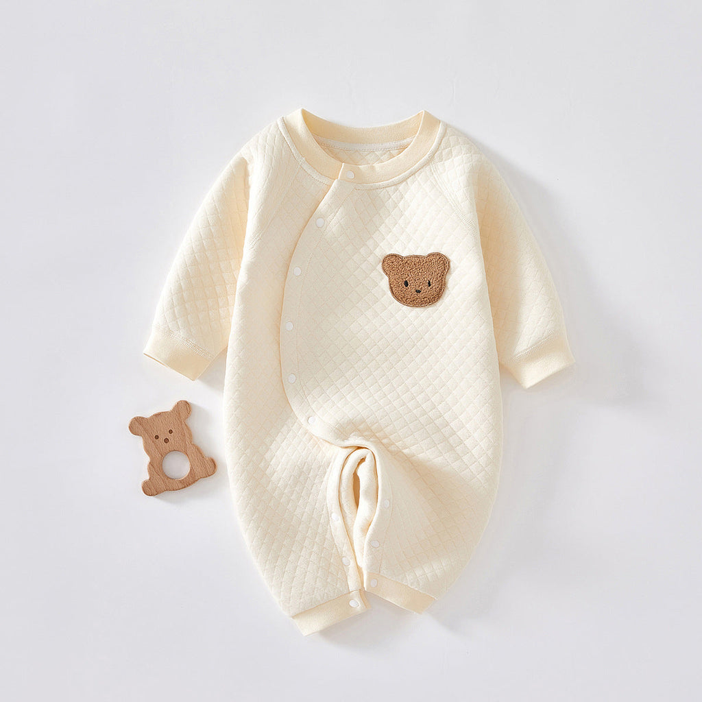 PIJAMA OSO CREMA - ENTERIZO PIJAMA | Acuarella