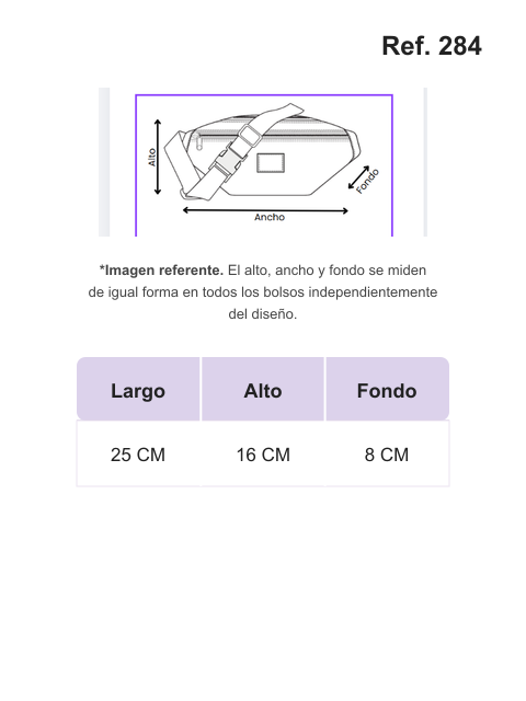 Guía de tallas