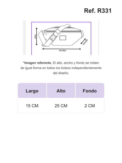 Guía de tallas