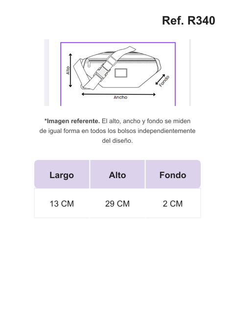 Guía de tallas