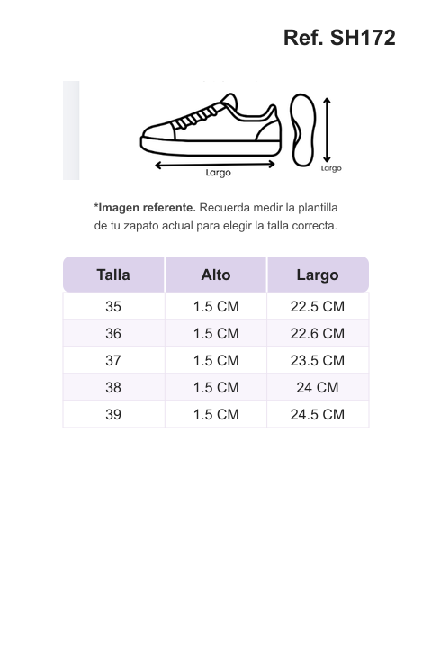 Guía de tallas