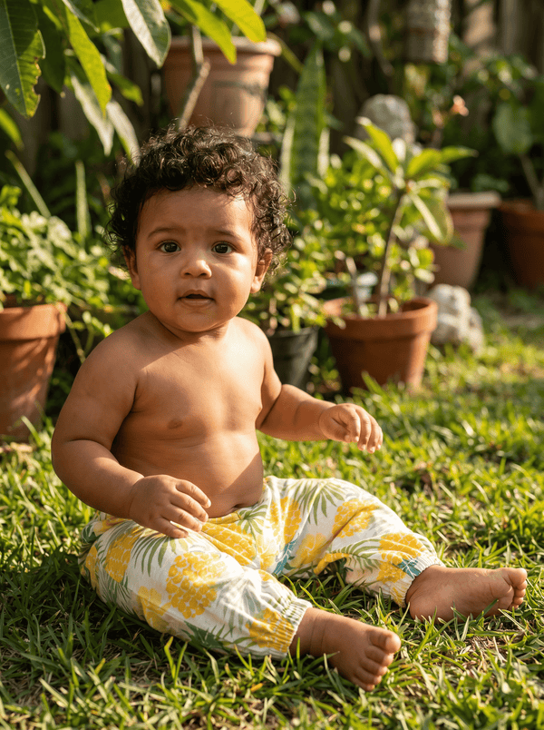 Pantalón Pineapple Pop Amarillo/Verde Ref. PT03