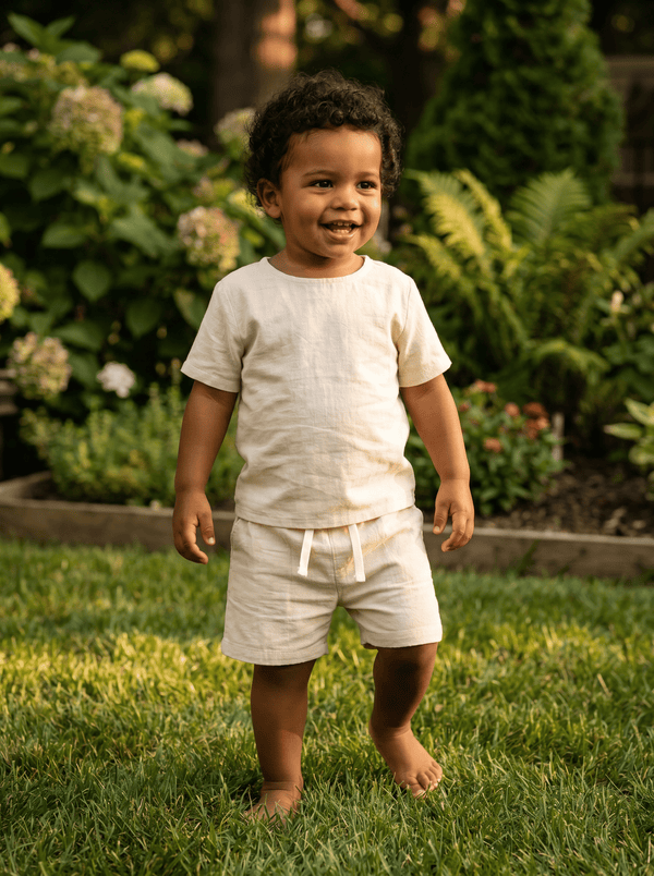 Pantaloneta Sunny Run Crema Ref. PN01